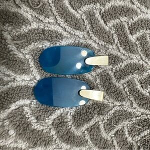 Kendra Scott Blue and Gold Earrings